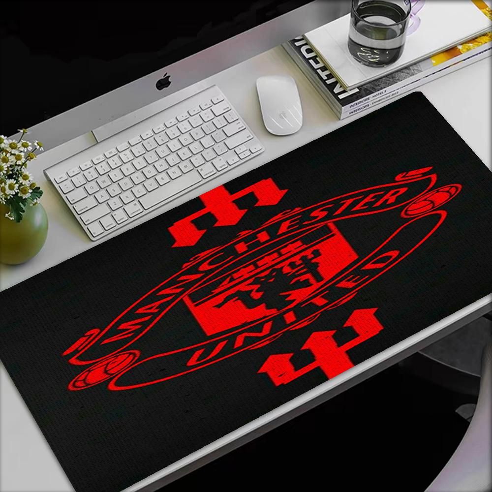 Manchester United Theme Mouse Pad, Non Slip Rubber Base, Multifunctional Office & Home Decor, Perfect for Workspace Personalization.