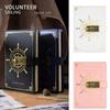 Thicken Diary with Lock Refillable Locked Journal Travel Sailor Password  Notebook  Boys