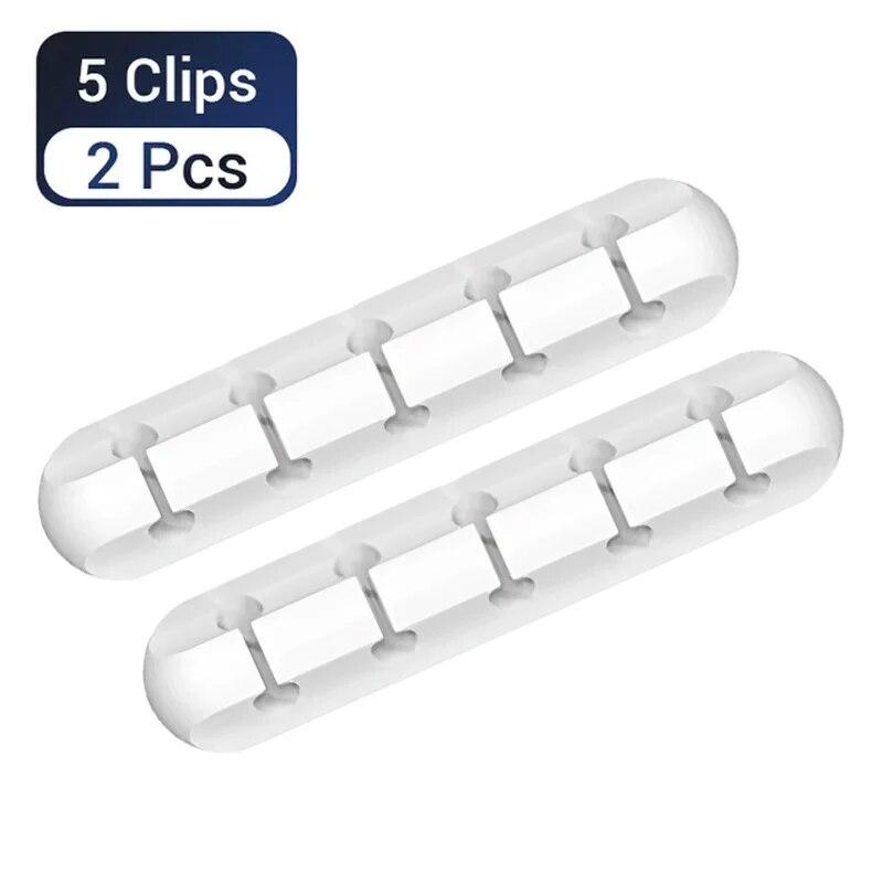 2 шт. органайзер для кабеля, держатель для проводов, гибкий USB-кабель, аккуратные силиконовые зажимы для мыши, клавиатуры, защиты наушников