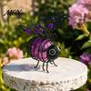 Weatherproof Garden Bee Lamps Solar Powered Hanging Lights, Metal Bouncy Spring Ornaments, Whimsical Yard Decorations IP65 Waterproof Fairy Lights for