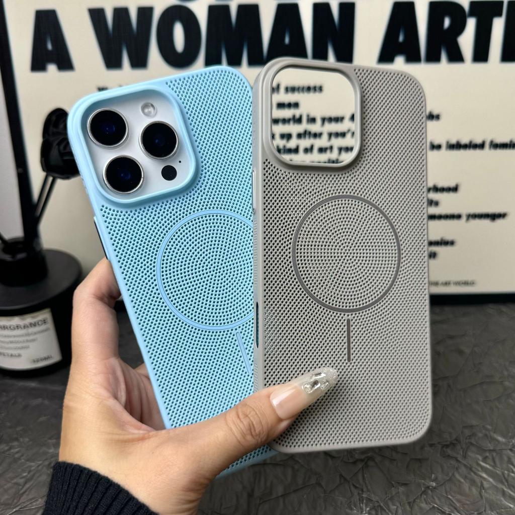 Wireless Magnetic Absorption for Apple 16promax Phone Case for IPhone 15 All Inclusive Breathable Heat Dissipation 14 Protective Cover