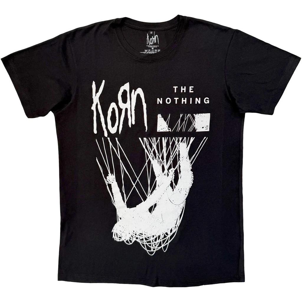 Korn - The Nothing - Черная футболка с принтом 'Carbon'