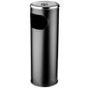 Ashtray Standing Ashtray 18L Outdoor Steel Waste Bin 2in1