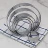 6Pcs/Set DIY Cake Ring Mold Stainless Steel Cookie Mousse Cuttur New Cake Gum Paste Mould