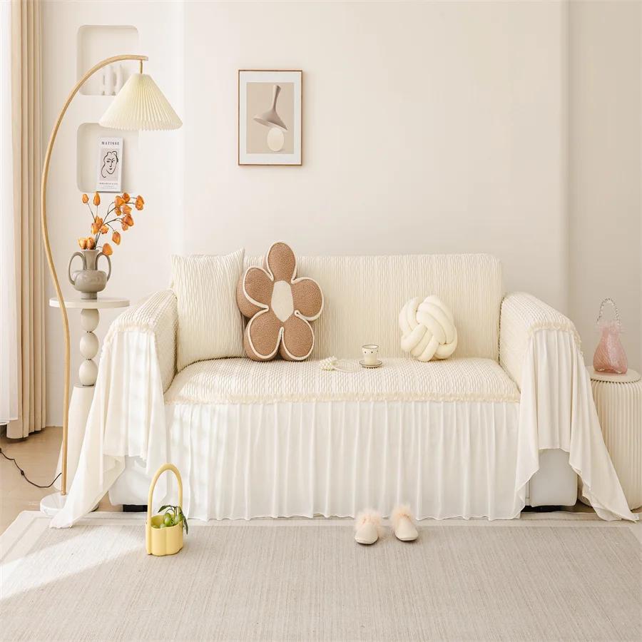 Водоотталкивающий универсальный все включено нескользящий цельный кожаный чехол для дивана чехол ткань полотенце бархат Four Seasons универсальный