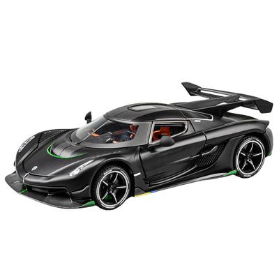 Масштаб 1/24 Суперкар Koenigsegg Jesko Гоночная серия Звук и свет Коллекционные предметы Хобби Подарки на день рождения Личные вещи для взрослых с парнем Литой сплав