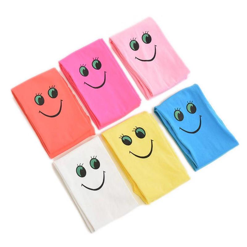 1 шт. осенние бархатные детские колготки со смайликами для девочек 3-8 лет