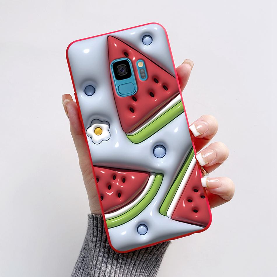 Case For Samsung Galaxy S9 S 9 Plus Phone Cover Cute Cat Cartoon Bear Frog Soft TPU Coque For Samsung S9 Bumper S9+ S9PLUS Funda