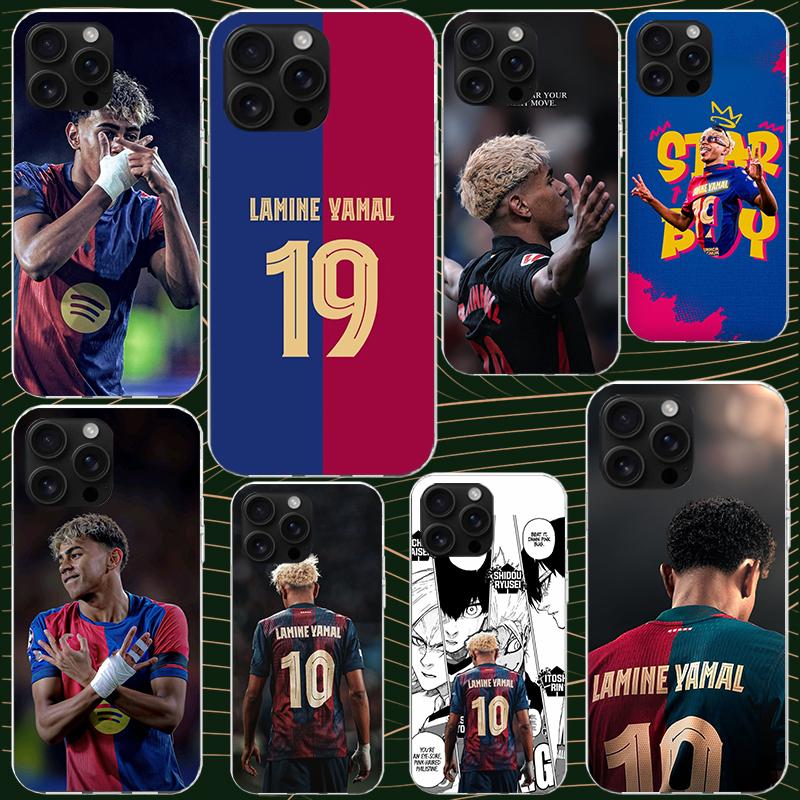 Чехол L-Lamine Y-Yamal 19 для iPhone 13 12 Mini 11 Pro Max Мягкий чехол для телефона X XS XR 7 SE 8 Plus 6 6S 5 5S Силиконовый Черный Capa