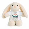 Planetee Peluche Lapin Bébé Doudou Ma Mission Ski Avec Tata Cadeau Naissance Nouveau Né Fille Garçon Baby Shower