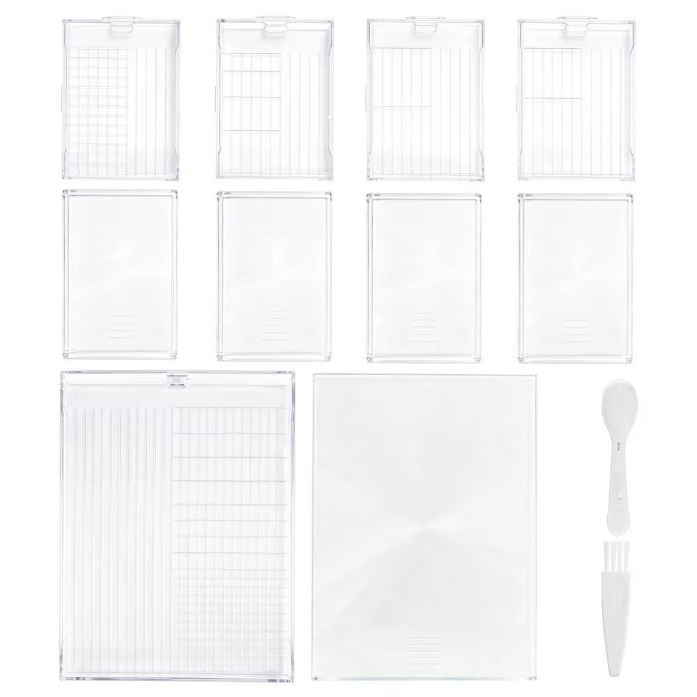 Anti-spill Diamond Painting Tray Multi-grid Drill Storage Box Diamond Art Accessories