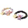 Фетровые резинки для волос Sanrio: Осенне-зимние милые эластичные плюшевые резинки для волос в дофаминовых цветах