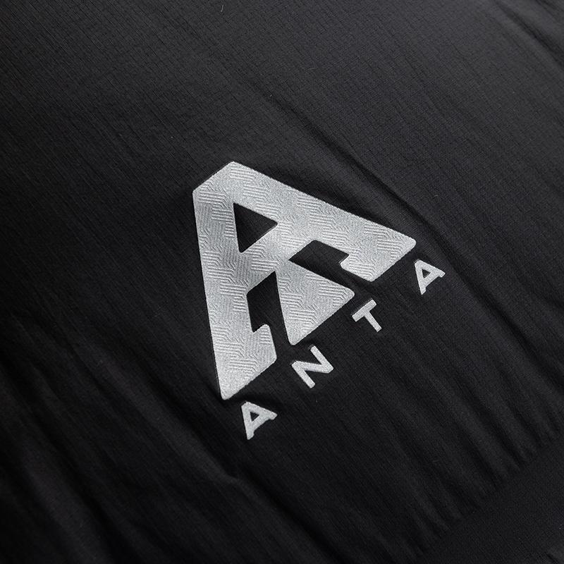 Anta Бесшовная пуховая куртка серии Outdoor, легкая, для поездок на работу, пеших прогулок, водонепроницаемая, ветрозащитная, теплоудерживающая, с капюшоном, 952546907-2