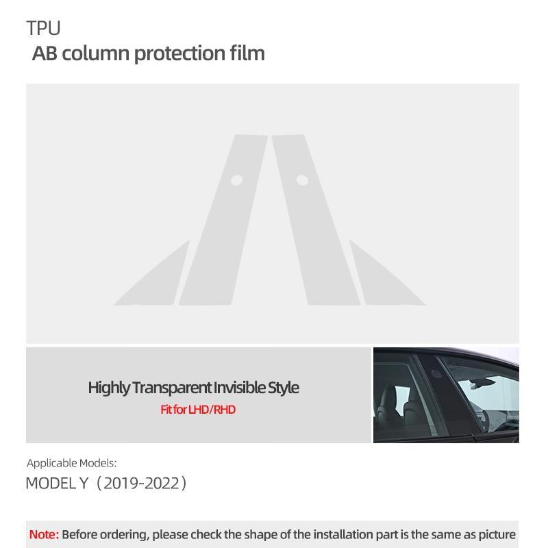 Для Tesla Model 3 Highland 2026 Model Y 2019-2026 Juniper Защитная пленка-декор для кузова автомобиля, стойки A, B, центральной стойки, аксессуары