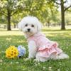 Layer Ruffle Pet Princess Dress Bowknot Multi Layer Ruffle Su Dog Clothes Breathable Comfortable Pet Cake Skirt Party Outfits