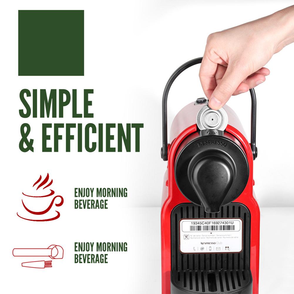 Капсула для кофе из нержавеющей стали с темпером для кофе, многоразовый фильтр для кофеварки Nespresso для кухонных аксессуаров