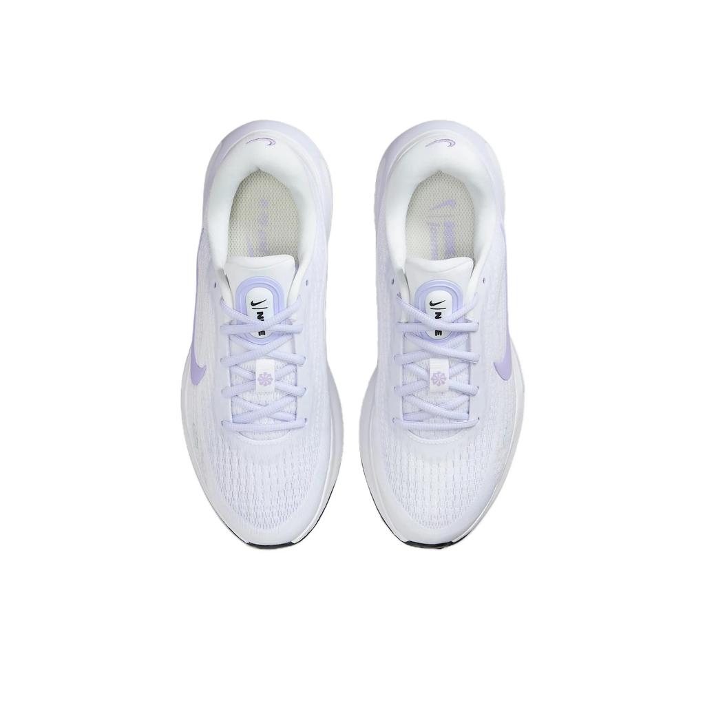 Nike Кроссовки Journey Run из сетчатой ткани Модные Универсальные Для бега Удобные Нескользящие Дышащие Низкие Повседневные Кроссовки Унисекс Белый Фиолетовый FL7765-113