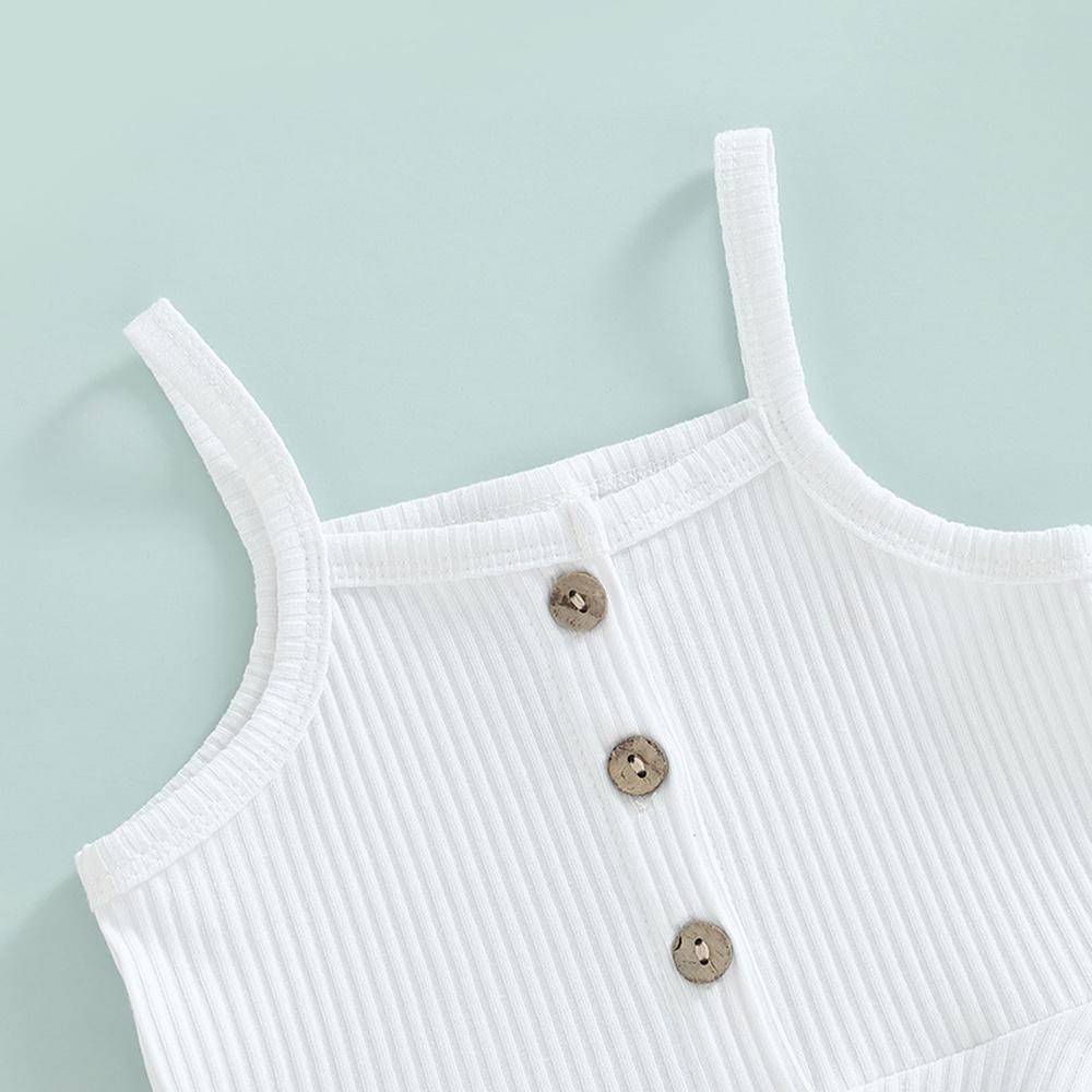 Белый жилет для маленьких девочек, топ и брюки-клеш с принтом в виде звезд, комплект из 2 предметов, одежда для детей 1–5 лет