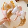 Lovely Stuffed Raccoon Headband For Women Face Washing Birthday Party Gathering Headpiece