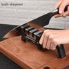Knife Sharpener Multi-functional Household Three-stage Whetstone Quick Ceramic Knife Sharpener Tool