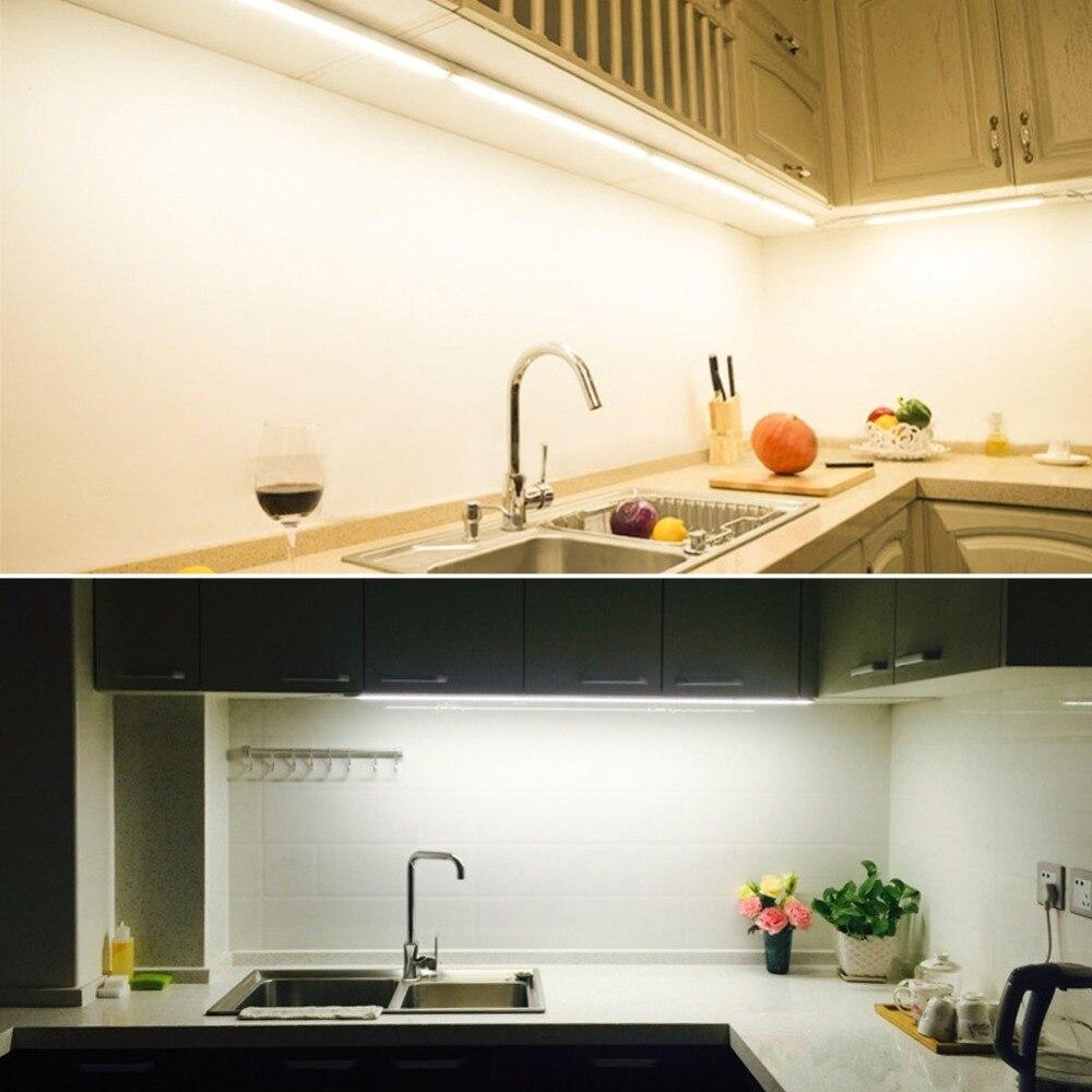 Светильники для кухни T5 6W 10W Tube Bar Lamp 2835 SMD светодиоды 85-265V Светодиодные лампы для украшения спальни Кнопочный переключатель luminaria с вилкой европейского стандарта