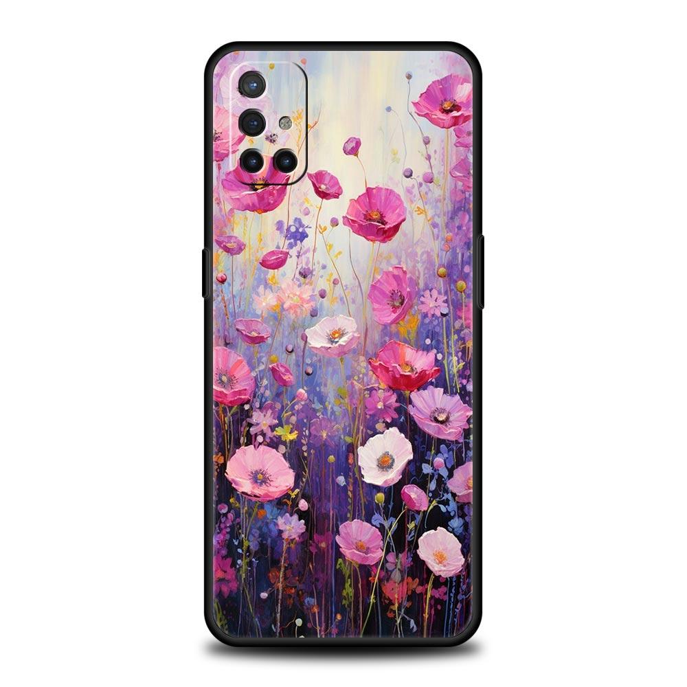 Чехол для телефона для OnePlus 15 13 12 11 10 9 8 7T Pro 13T 13R 12R 10R 9RT 8T Nord 2T CE 2 3 5G Lite Мягкий чехол Масляная живопись Цветок