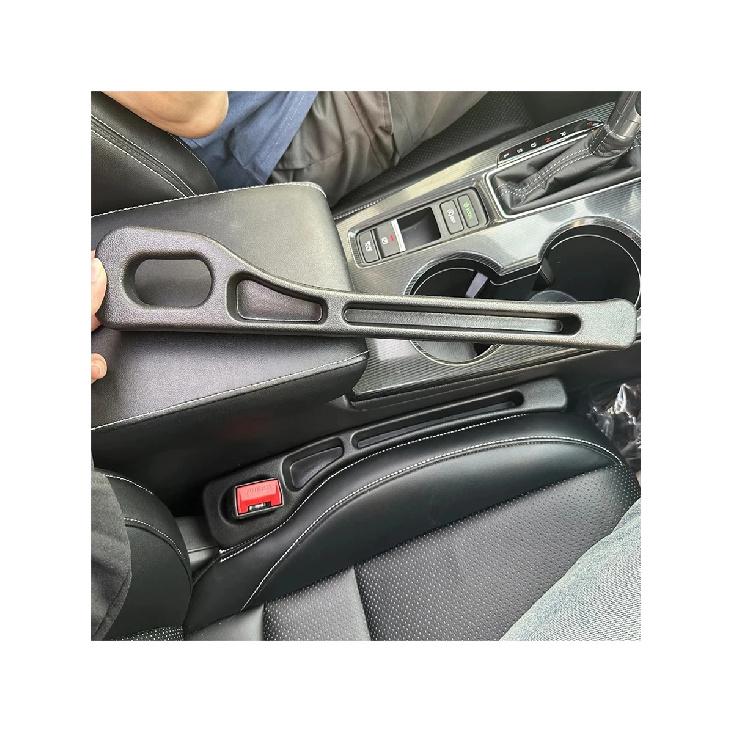 1pair Car Seat Gap Filler Universal Center Console Seat Gap Plug Strip Side Seam Leak Proof Auto Anti-falling Storage Organizer