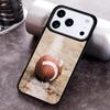 Чехол для телефона в виде мяча для регби для iPhone 17 16 15 Pro Max Air 14 13 12 11 Plus Ударопрочный Capa Чехол