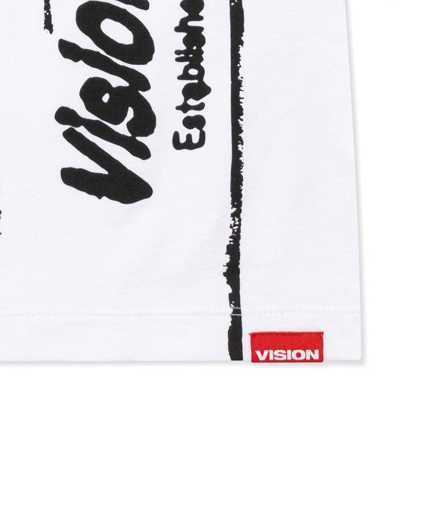 Vision Streetwear Vsw Industry Логотип Укороченные Ws Футболки Белый