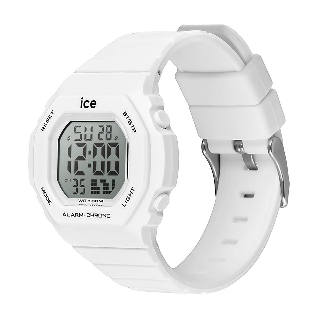 Авторизованный дистрибьютор [Ice Watch] Мужские цифровые часы Ice Watch 022093 ICE digit Ультра-белые Маленькие