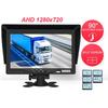 1920*1080 Recording DVR 2 Truck Backup Camera AHD Night Vision with 7" Vehicle Rear View Monitor Support SD Card Car Dvd Player