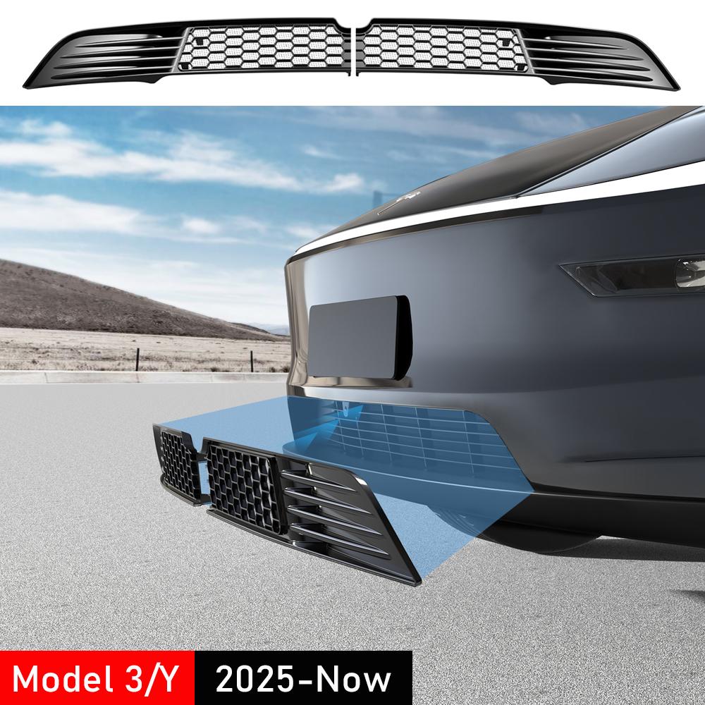 Защитная решетка переднего бампера, вставки в решетку, сетка для Tesla Model 3 Y Juniper 2025 2026, крышка вентиляционного отверстия воздухозаборника, фильтр-сетка бампера, аксессуары