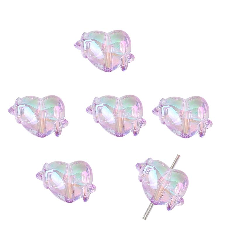 5/10 шт акриловые бусины красочные звезды любовь бусины для DIY ожерелье браслет серьги изготовление ювелирных изделий