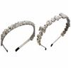 Geometric Bridal Wide Headband Zinc Zinc Alloy Women Hair Hoop Hair Accessories Rhinestone Headband  Girls