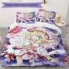 Phantom Thief Jeanne Pattern Bedding,Quilt Set Quilt Cover Pillowcase Home Birthday Gift(1 * Duvet Cover + 2 * Pillowcase, Without Core)_lx