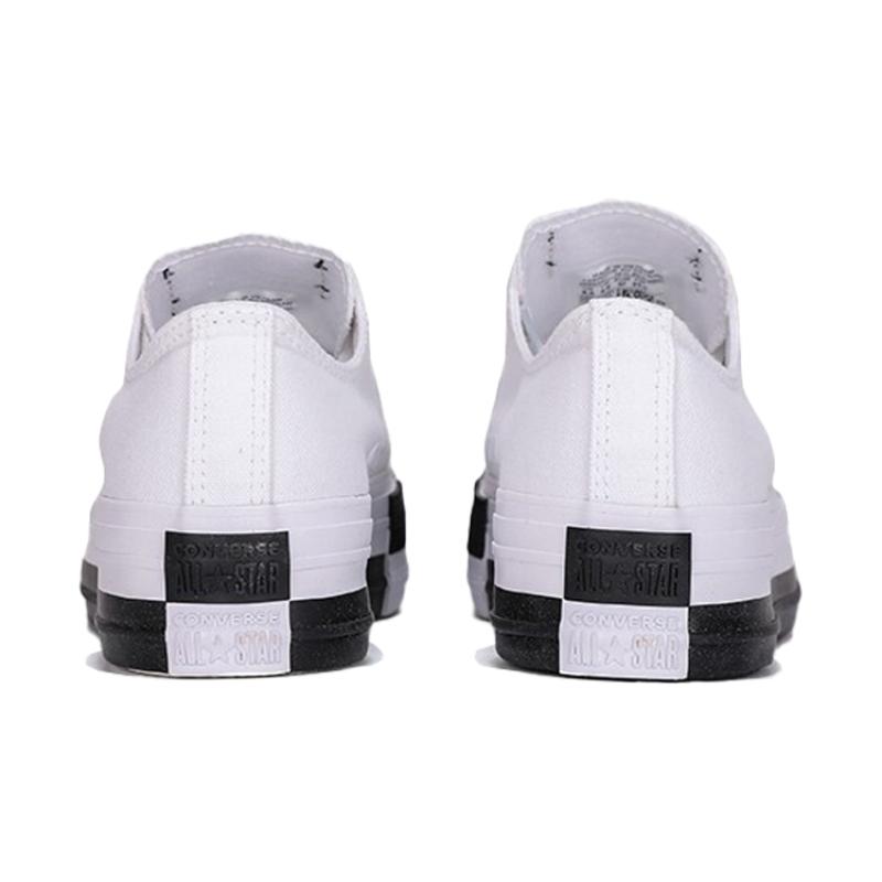 Converse Chuck Taylor All Star Повседневные Универсальные Нескользящие Износостойкие Эспадрильи с Низким Верхом Женские Черно-Белые