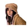 Winter Cute Bear Ears Knit Hat for Women Fuzzy Slouchy Crochet Hat Soft Plush Warm Hat with Ear Flap