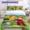 Teletubbies Customize your name Bedding Set Breathable Duvet Cover with Pillowcases Home Decoration Birthday Gift