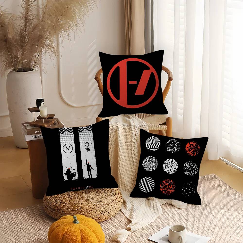 Band T-Twenty One Pilots Pillow Anime Pillow Sofa Bed Head Pillow Cover Cushion Cover Fashion
