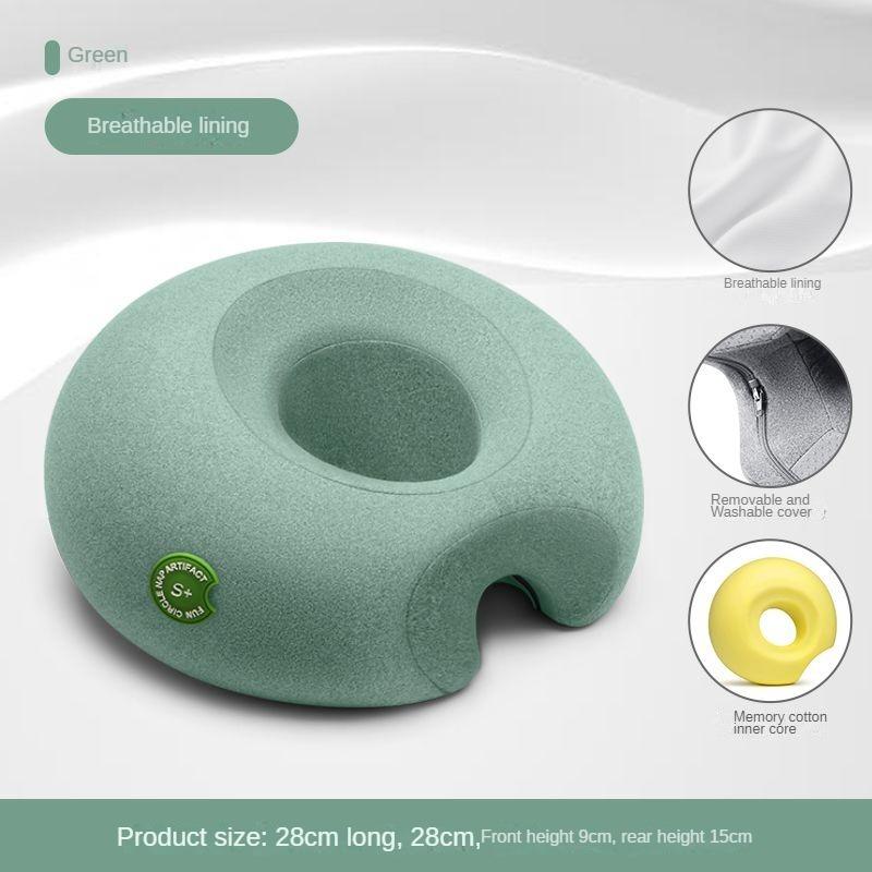 Массажная подушка для лица из пены с эффектом памяти, универсальная подставка для лица для массажа, СПА, салон красоты, чехол для релаксации, съемная подушка для красоты