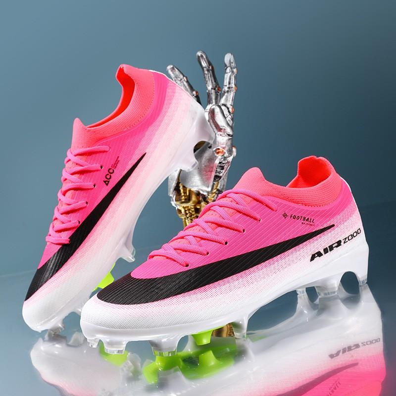 Youth Low-Cut Football Cleats TF Studs Artificial Natural Grass Training Match Sports Shoes