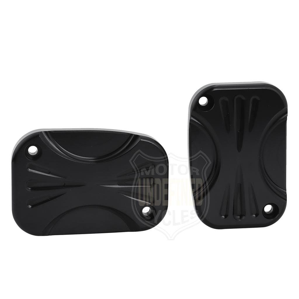 CNC Крышка главного тормозного цилиндра мотоцикла Передняя Задняя Для Harley Touring Road King Street Electra Glide Ultra V-Rod Night Rod