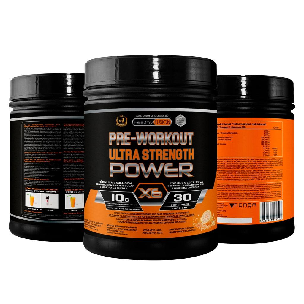 Healthy Fusion Pre WorkOut со вкусом апельсина