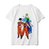 Dragon Ball Kids White Cotton T Shirt Son Goku Baby Short Sleeve Tees Shirt Cartoon Boy Girl Summer Clothes Kawaii  Tops Gifts