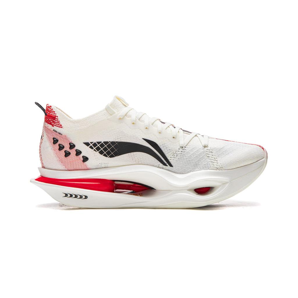 Li Ning Feidian 6 УЛЬТРА Низкие Беговые Кроссовки с Карбоновой Пластиной Унисекс Шампанское Белый ARMW005-2