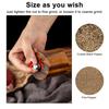 1/2 шт. Перечница Деревянный набор для помола соли и перца с регулируемой крупностью Керамический, пополняемый