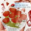 Valentine's Day Window Clings-80 Pieces Static Window Sticker Heart Decal Party Ornaments Supplies 8 Sheets Removable Window Sticker Decals for