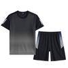 Men's Running Quick Drying Sports Set Ice Silk Fat Sports Clothing Set