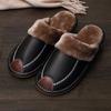 Men Slippers Black New Winter Slippers Warm Indoor Slipper High Quality Home House Shoes Warm Slippers Suitable for Men & Women