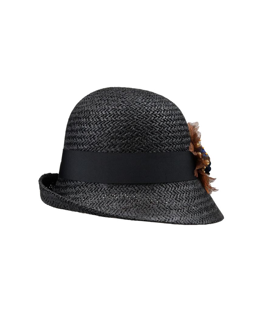 Kaliseumontapone Basil Iii Retro Raffia Flower Cloche Hat